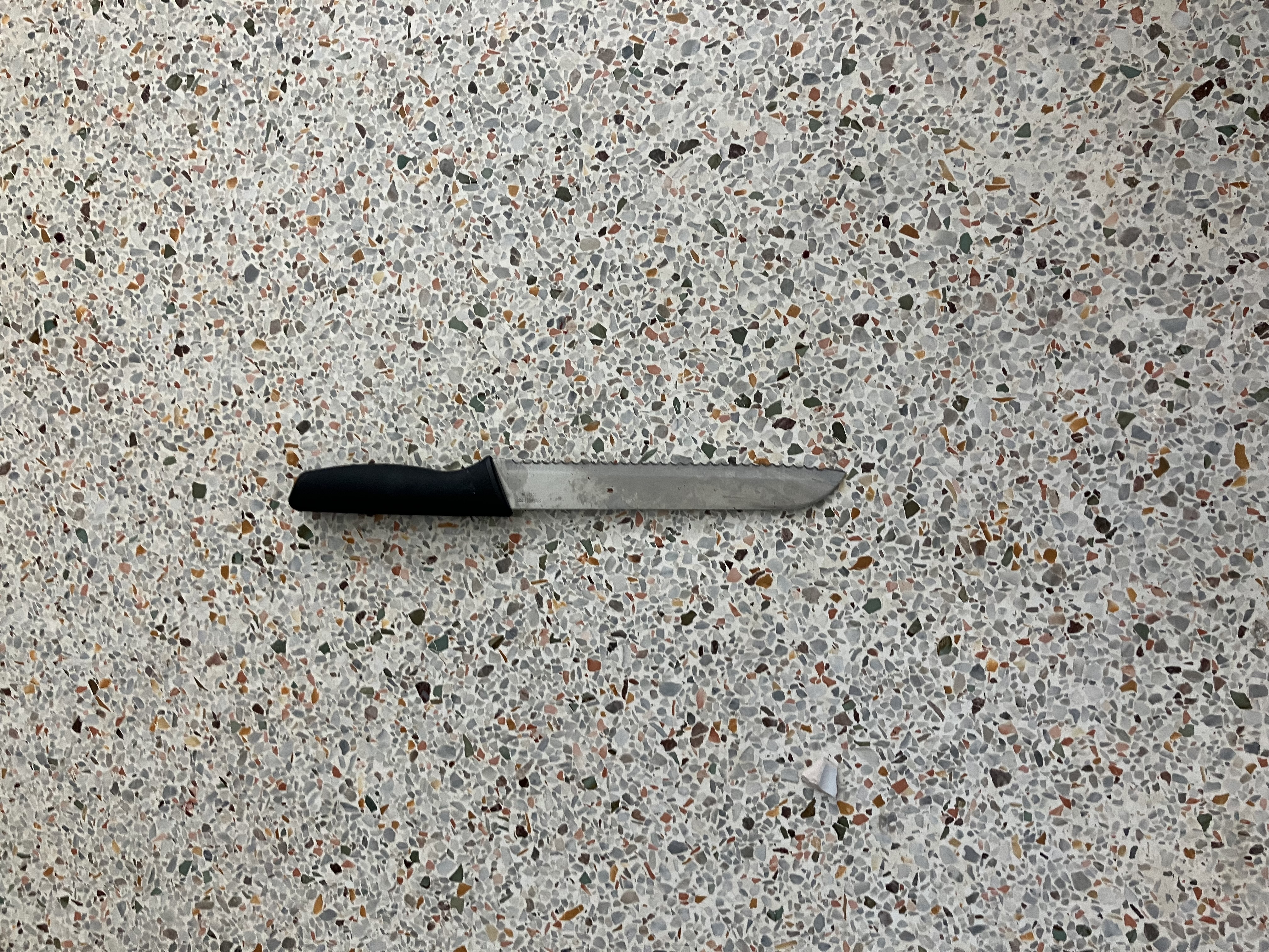 Knife involved